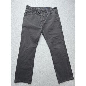 AG Adriano Goldschmied Everett Jeans Mens 34x32 Gray Slim Straight Stretch Denim